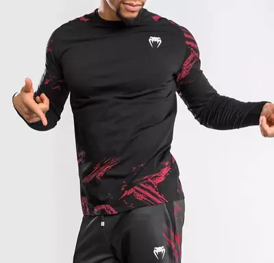 Buy OFFICIAL UFC VENOM Authentic FIGHT WEEK 2.0 MMA Long Sleeve TOP / T-SHIRT SMALL • 24.99£