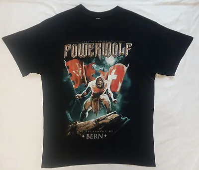 Buy Powerwolf. The Sacrament Of Sin.Tour 2019 Bern. T-shirt Size L. HammerFall • 20.40£