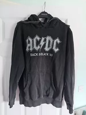 Buy AC/DC Back In Black 1980 Hoodie/Large Size • 19.99£
