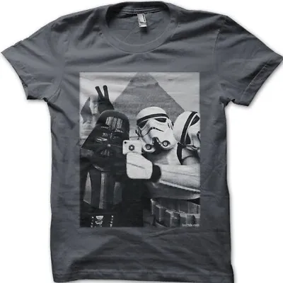 Buy Star Wars StormTrooper Darth Vader Selfie Pyramids Egypt Cotton T-shirt 9773 • 12.55£