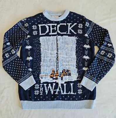 Buy Game Of Thrones Ugly Christmas Sweater Size Large Deck The Wall Pullover • 28.49£