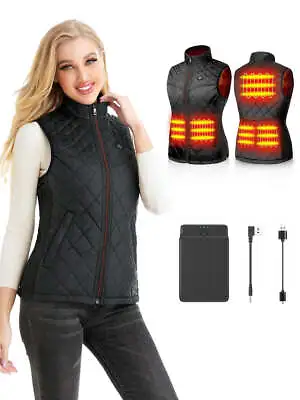 Buy Heated Vest For Women With 12000mAH Battery Slim Fit Rechargeable Heated Jacket • 39.99£