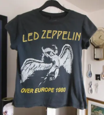 Buy Led Zeppelin Over Europe 1980 Tour T Shirt • 10.99£