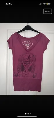 Buy Disney Couture Pink Tinkerbell T-shirt, Size S • 10£