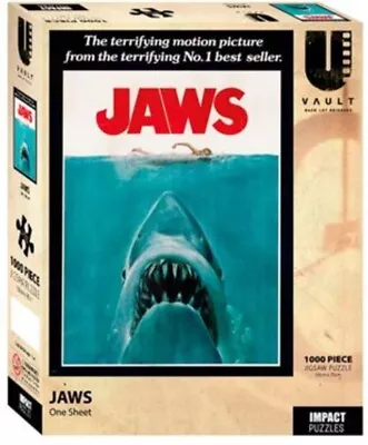 Buy Impact Merch. Puzzle: Jaws - One Sheet 1000 Piece Puzzle • 18.93£