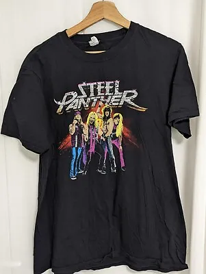 Buy STEEL PANTHER 2016 Australia Tour T -Shirt Size L • 19.99£