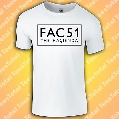 Buy Hacienda Mens T Shirt Manchester Rave Scene 90's Acid House Music Factory Record • 16.99£