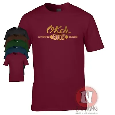 Buy Okeh Records T-shirt Stax Northern Soul Wigan Casino Jazz With Gold Print • 11.99£