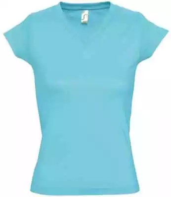 Buy SOL'S Ladies Moon V Neck T-Shirt 10+ Colours 100% Plain Cotton • 9.50£