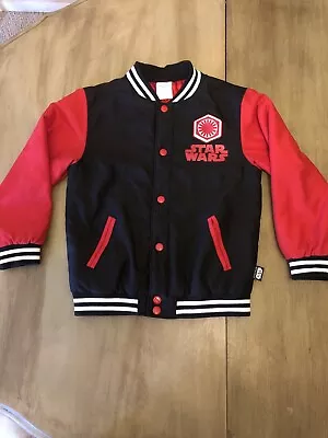 Buy Star Wars Kylo Ren Disney Store Black Red Jacket Size Youth 5/6 • 42.52£
