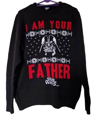 Buy Darth Vadar Christmas Jumper By Goerge (Xmas, Christmas Sweater, Star Wars) • 12.49£