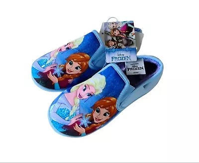 Buy Frozen Children's Full Slippers Size UK 1 / EUR 33 • 21.29£