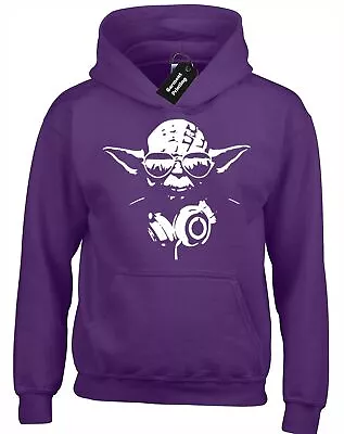 Buy Yoda Dj Hoody Hoodie Force Rogue Music Club Hip Hop Banksy Ewok Party Gift New • 16.99£