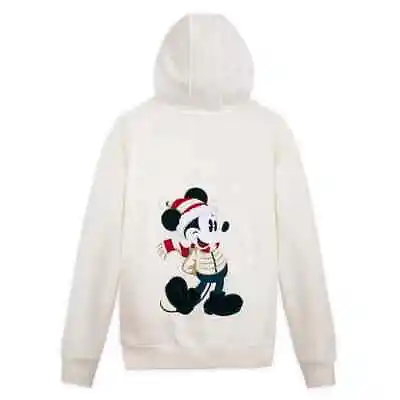 Buy Disney Parks Christmas Mickey Mouse Hoodie Zip Up Jacket B20 • 39.95£