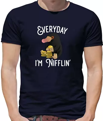 Buy Everyday I'm Nifflin - Mens T-Shirt - Film Movie Niffler Harry Love • 13.95£
