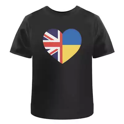 Buy 'United Kingdom Ukraine Flag Heart' Men's / Women's Cotton T-Shirts (TA038247) • 11.99£