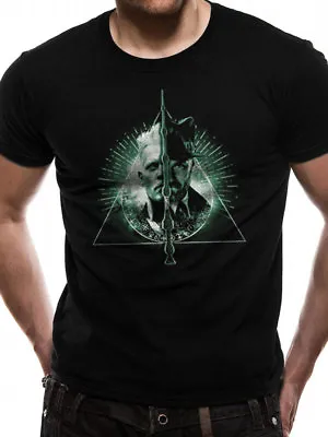 Buy Fantastic Beasts - Crimes Of Grindelwald Vs Dumbledore Split Black T-shirt (new) • 12.99£