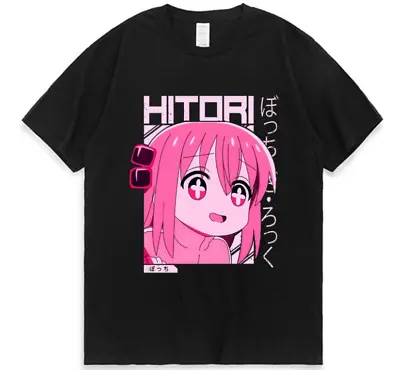 Buy Bocchi The Rock Gotoh Hitori T-shirts Summer Cotton Short Sleeve Oversized Tee • 16.79£