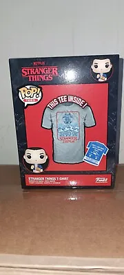 Buy Stranger Things T Shirt Pop Tees New In Box Unisex T-shirt EXTRA LARGE • 30£