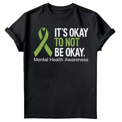 Buy Mental Health Awareness Quote End The Stigma Eating Disorder T-Shirt #MHA1 • 6.99£