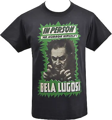 Buy Mens Horror T-Shirt Bela Lugosi Mr Horror Goth Vampire B-Movie Dracula S-5XL • 20.50£