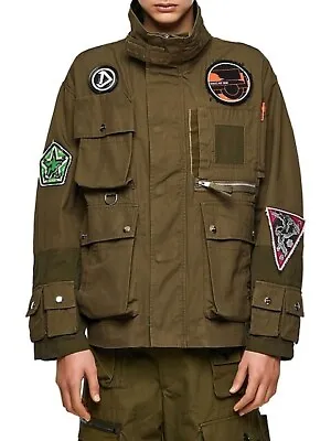 Buy New Mens DIESEL J Battle Cargo Field Military Jacket Size L-XL RRP £390 ; • 119.99£