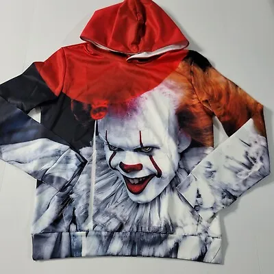 Buy AOP SZ XL Childrens Girls Boys Casual Pennywise Clown IT Graphic Print Hoodie • 12.40£