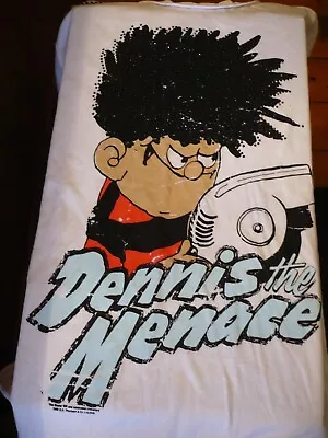Buy Dennis The Menace Amplified T-shirt - New With Tags - Large Size - Diamante Hair • 14£