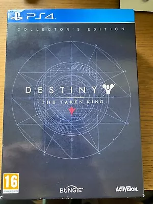 Buy Sony Ps4 Destiny The Taken King Collectors Edition Bungie Online Game • 25£