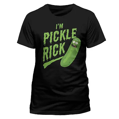 Buy Official Rick And Morty - Pickle Rick  I'm Pickle Rick  Black T-shirt (new) • 12.99£
