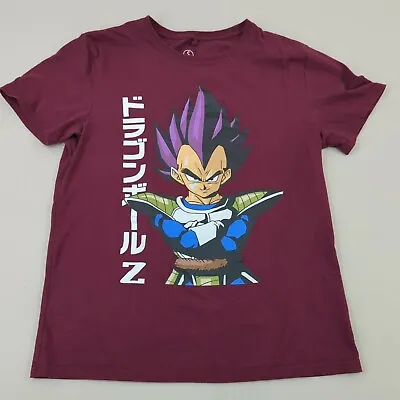 Buy Dragon Ball Z Vegeta Shirt Mens Small Maroon T-shirt T Adult Graphic Tee  • 6.24£