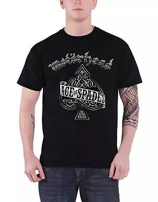 Buy Officially Licensed Motorhead Ace Of Spades Mens Black T Shirt Motorhead Tee • 15.95£
