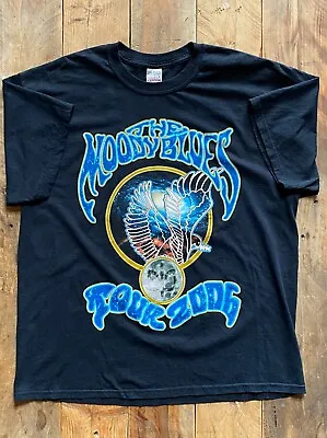 Buy The Moody Blues Tour 2006 - Uk & Beyond - Xl - Black - Front & Back Print • 25£