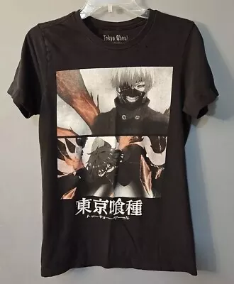 Buy Tokyo Ghoul Anime T-shirt Short Sleeve Black Size Small • 13.51£