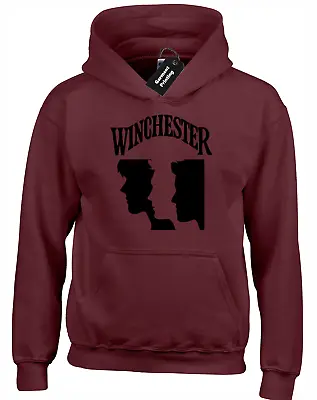 Buy Winchester Faces Hoody Hoodie Brothers Supernatural Fan Design Castiel Gift • 16.99£
