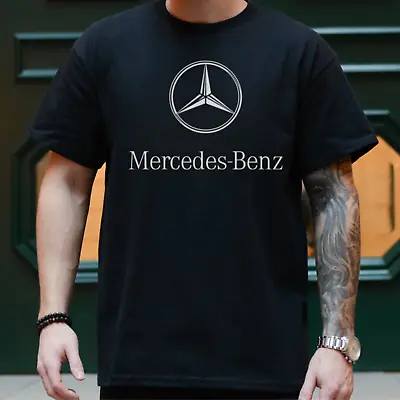 Buy Mens Mercedes Benz T Shirt Premium Cotton Car Racing F1 Shirt Christmas Gift • 11.99£