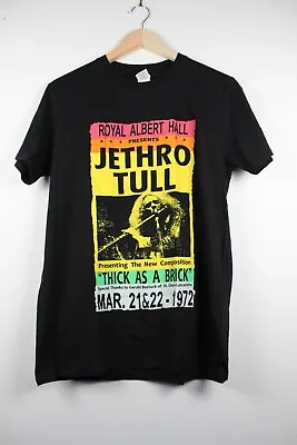 Buy Jethro Tull Royal Albert Hall T Shirt Mens Rock N Roll Music Tee Black Size M • 24.99£