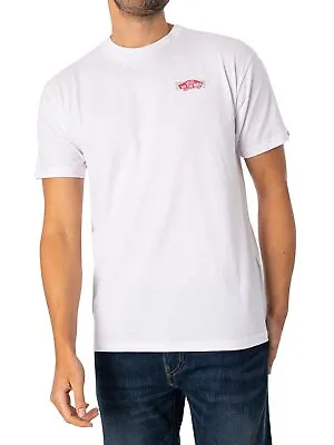 Buy Vans Men's Wayrace Back Graphic T-Shirt, White • 20.95£