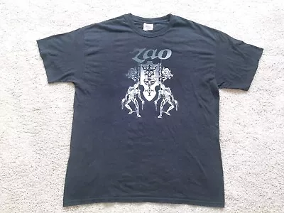 Buy ZAO Vintage 1990/00s Tour T Shirt Black LP XL Metal Hardcore Punk Converge Emo 7 • 114£