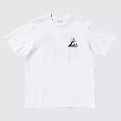 Buy UNIQLO T Shirts Cotton DETACTIVE CONAN White 472189 Size L • 53.04£