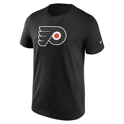 Buy NHL Philadelphia Flyers T-Shirt Primary Logo Graphic Black • 30.22£