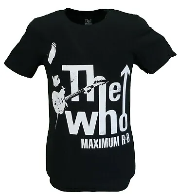 Buy Mens Black Official The Who Maximum R&B T Shirt • 16.99£