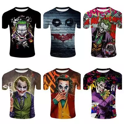 Buy Kid's The Joker 3D T Shirt Teens Short Sleeve Shirt Casual Summer Tee Tops • 12.18£