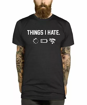 Buy Funny Techie Tshirt For Millennials Teenagers Phone Gamers Wifi Low Battery Gift • 14.99£