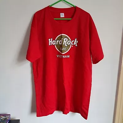 Buy Hard Rock Cafe Vietnam Size XXL 2XL Mens Unisex Red T-Shirt  VGC 100% Cotton • 13.49£