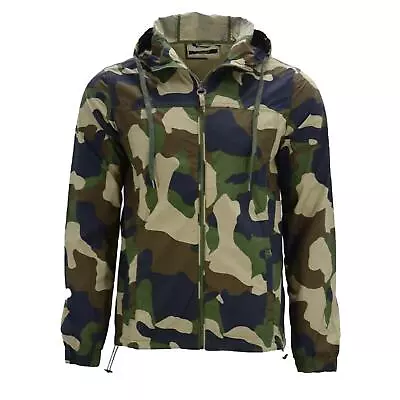 Buy Men's Jacket Windproof Hooded Neck Light Weight Wind Breaker Jackets For Men • 14.99£