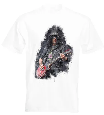 Buy Slash Abstract T Shirt Guns N' Roses Axl Rose Rock Tee Shirt • 13.95£