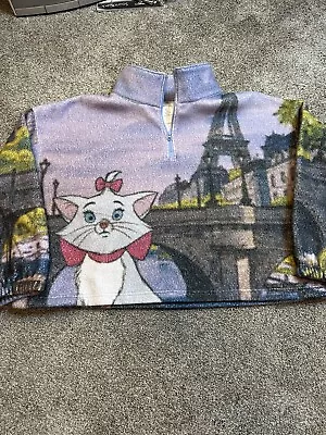 Buy Disney Store Marie Fleece Sweater Pullover Aristocats Cat Women's Size XXL • 33.07£