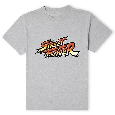 Buy Official Street Fighter Logo Unisex T-Shirt - Grey • 17.99£