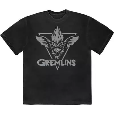 Buy Gremlins - Unisex - T-Shirts - X-Large - Short Sleeves - Stripe Triang - K500z • 15.38£
